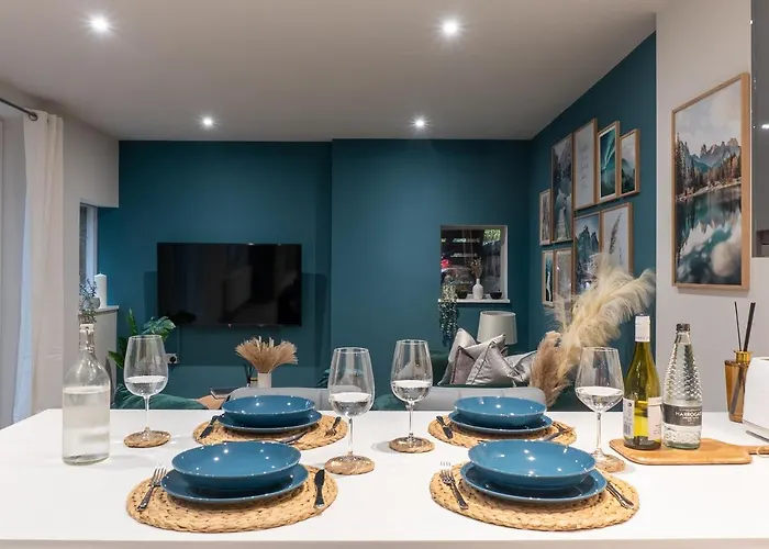 Spring Mount Huge Luxury Full Apartment- Centre-two Extremely Comfy Kingsize Bedrooms-fully Equipped Modern Kitchen-cosy Living With Huge Tv Daire Harrogate